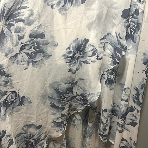 Maxi Dresse Sleeveless Floral Print V-Neck Lace Up Backless Polyester Long Dress - Picture 6 of 9